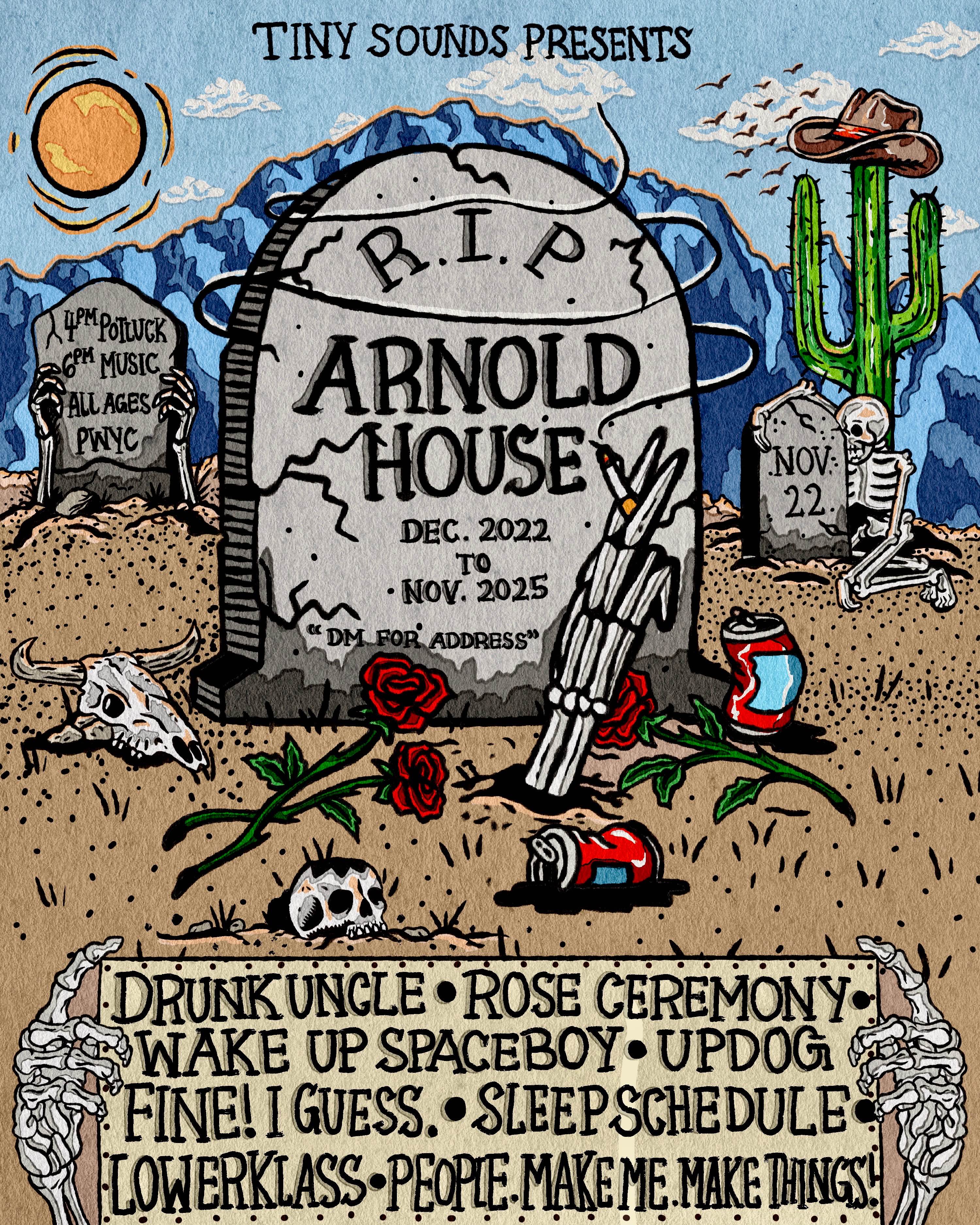 the last arnold house flyer · november 22, 2025